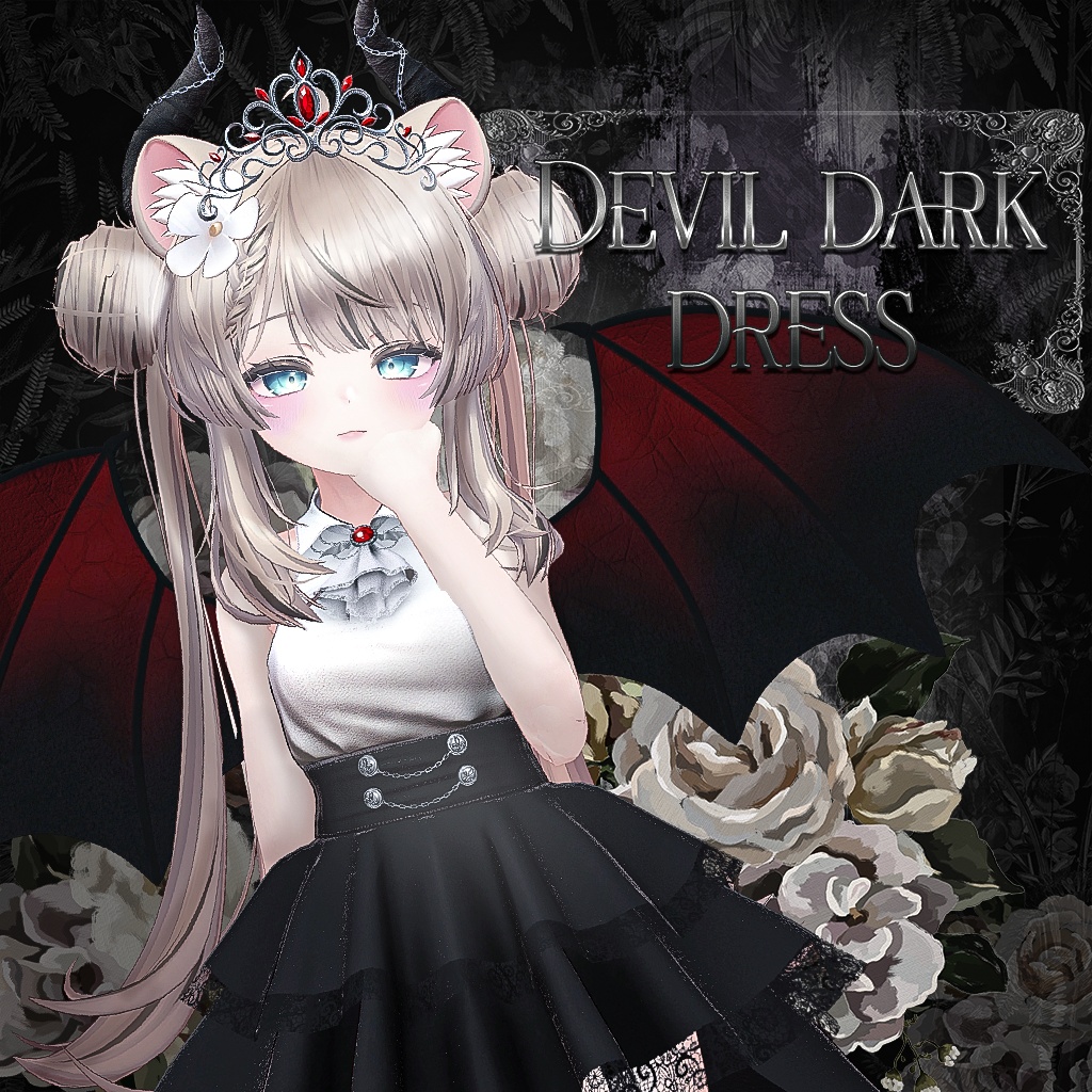 【MANUKA】 Devil Dark Dress