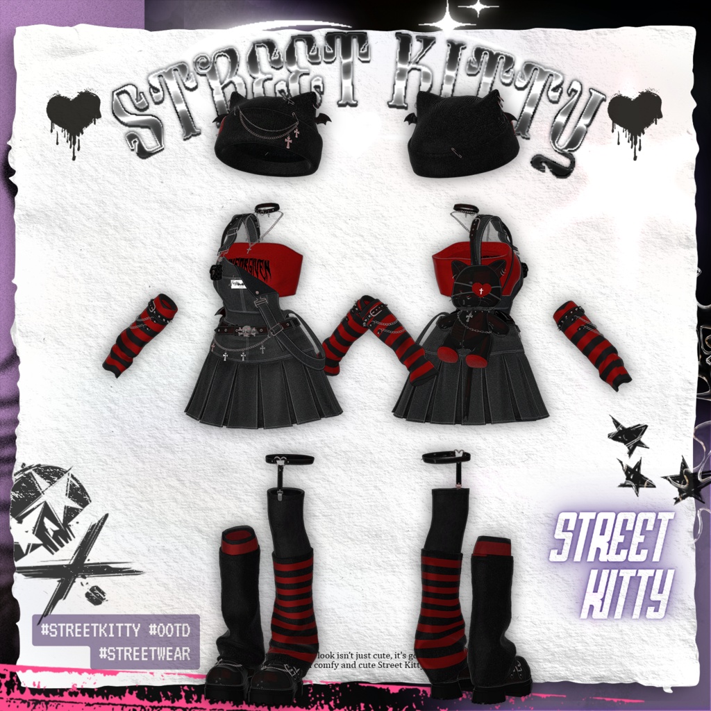 【3アバター対応】 STREET KITTY🐈