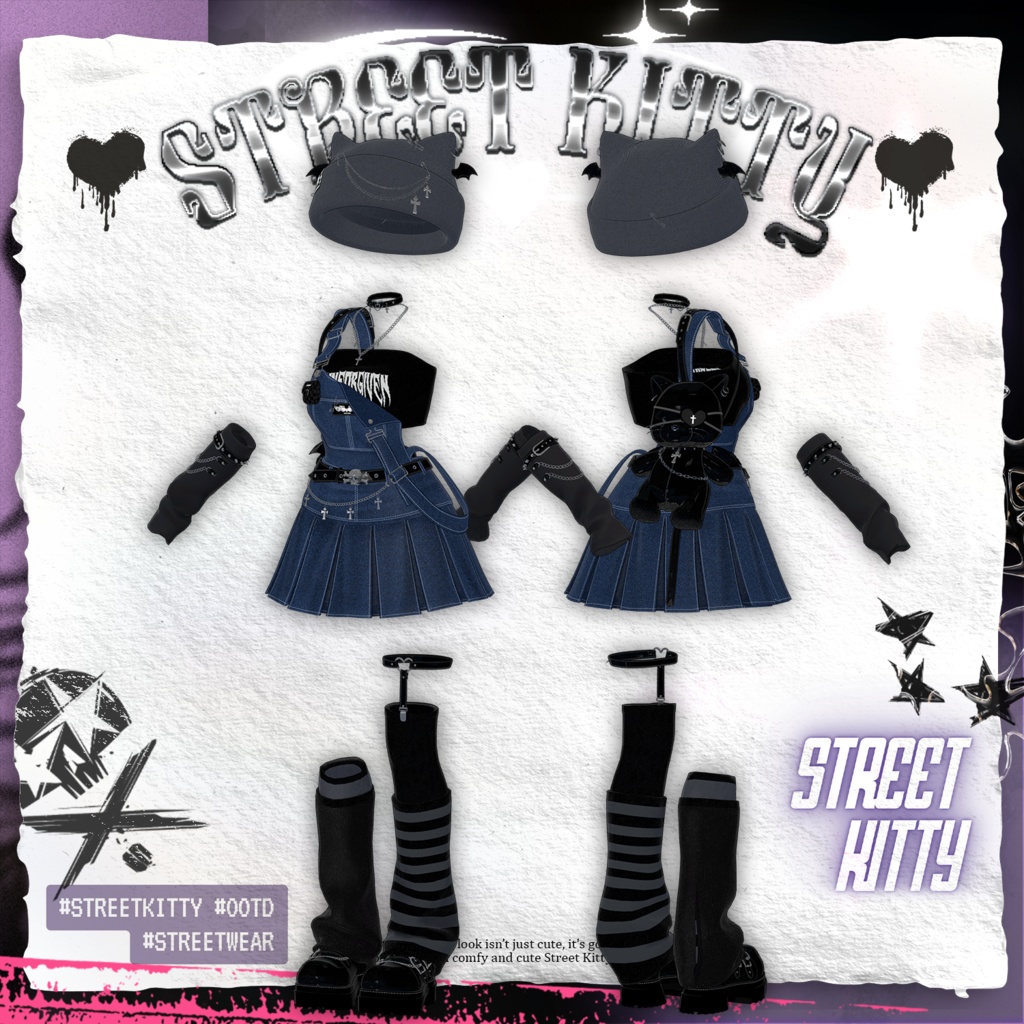 【3アバター対応】 STREET KITTY🐈