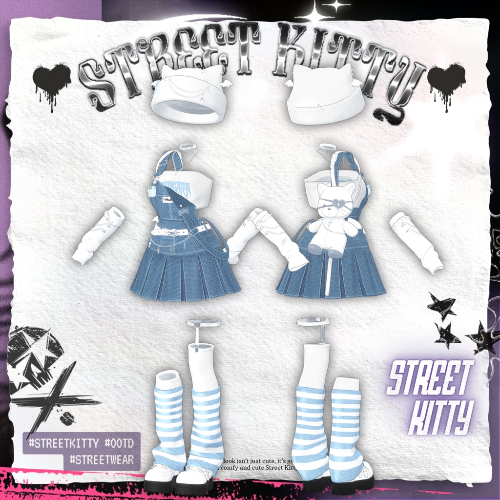 【3アバター対応】 STREET KITTY🐈