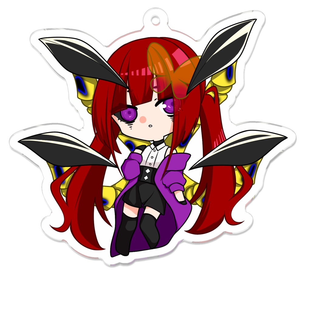 【レイル】アクリルキーホルダー(機械脚付)