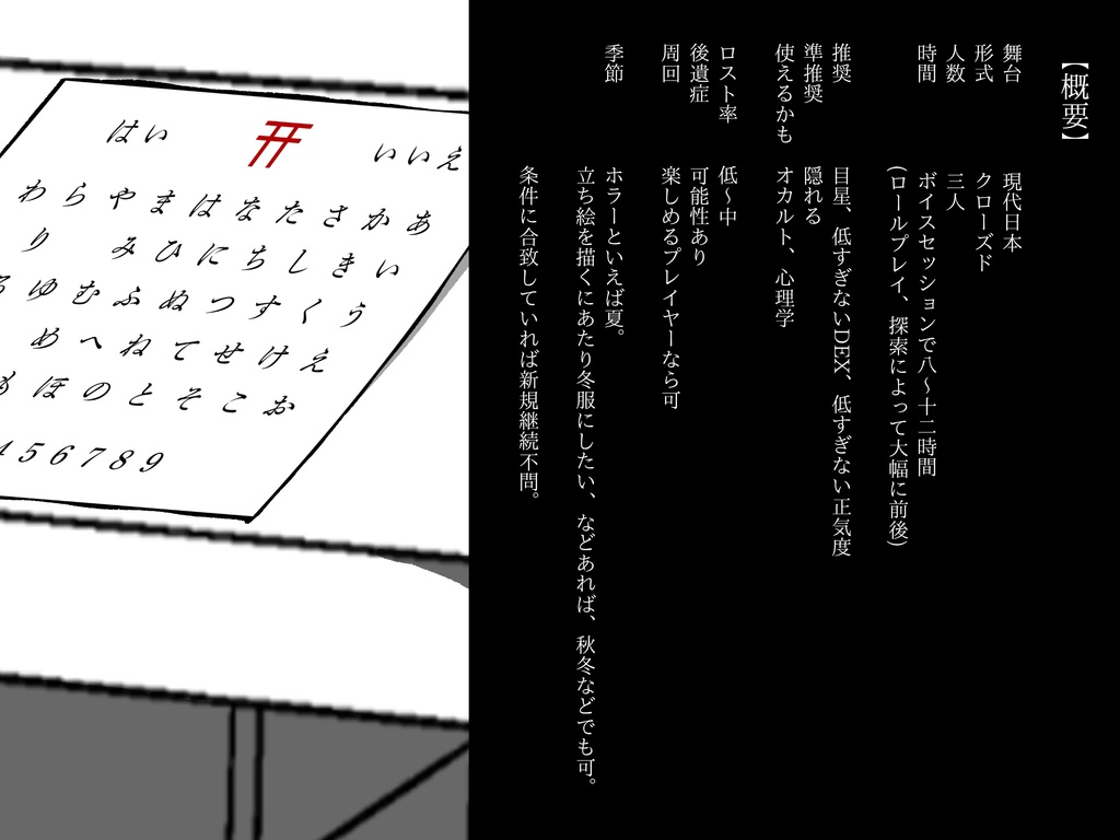 【CoC6版シナリオ】しろいかいぶつ