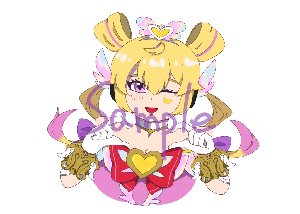 ハート・ホープ♥ジュノのキラキラアクキー