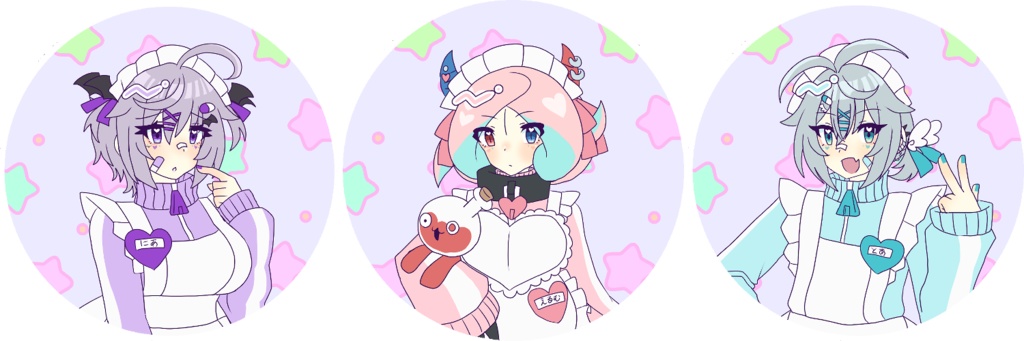 【ポックエ12】ニア トア エルム 缶バッジ