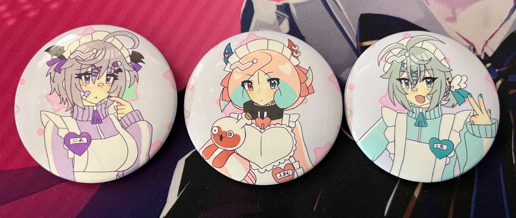 【ポックエ12】ニア トア エルム 缶バッジ