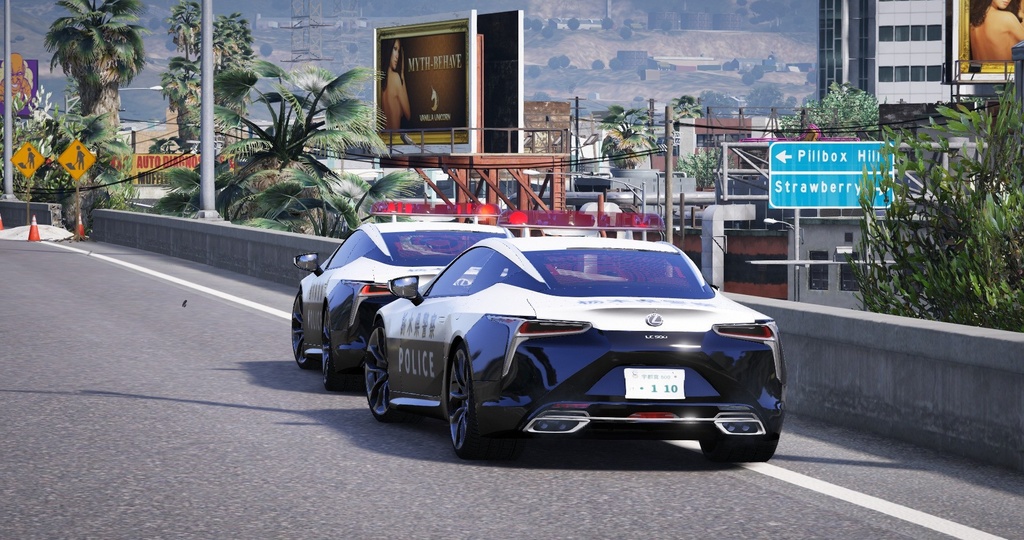 【GTA5】LC500パトロールカーMod