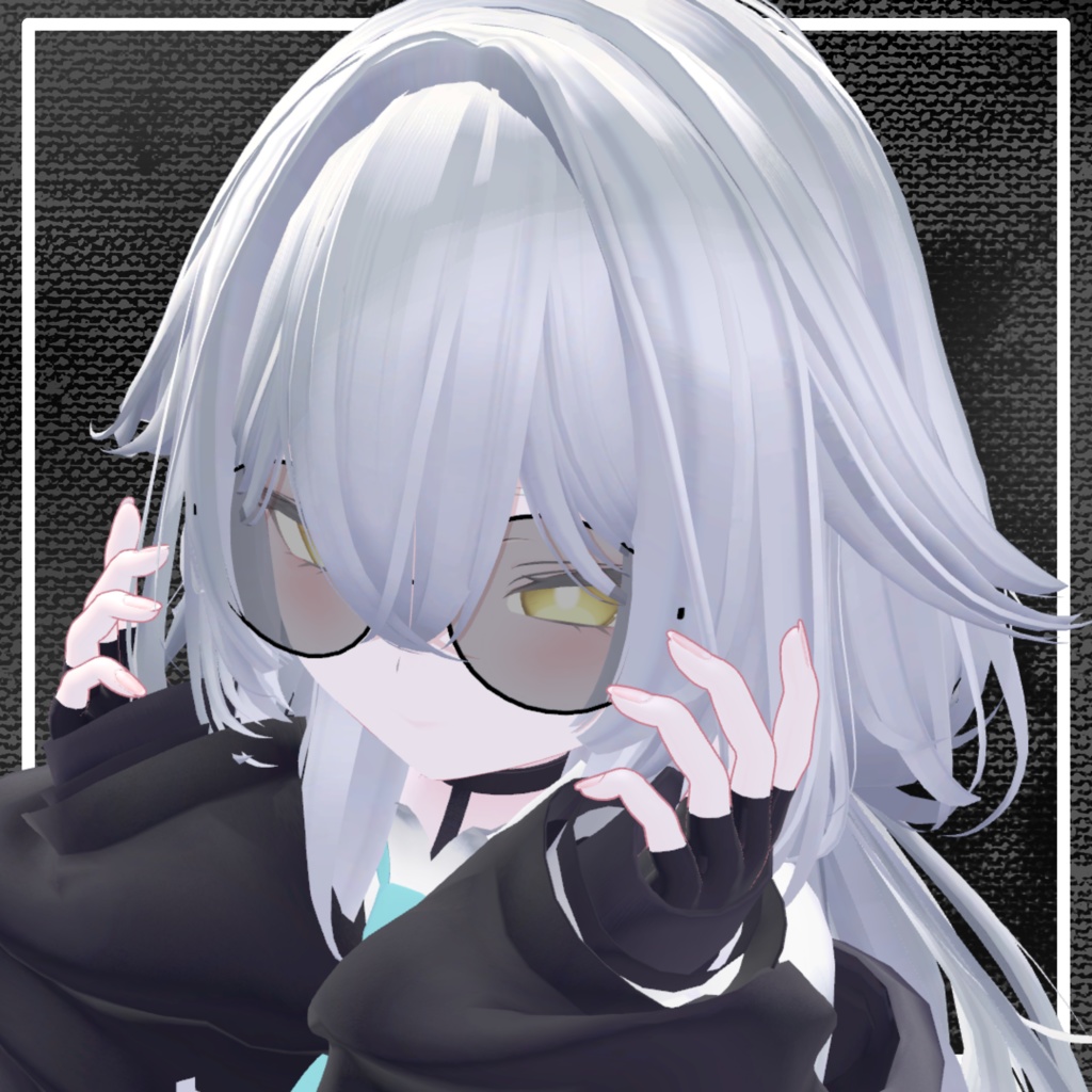 【VRChat想定】Boston glasses