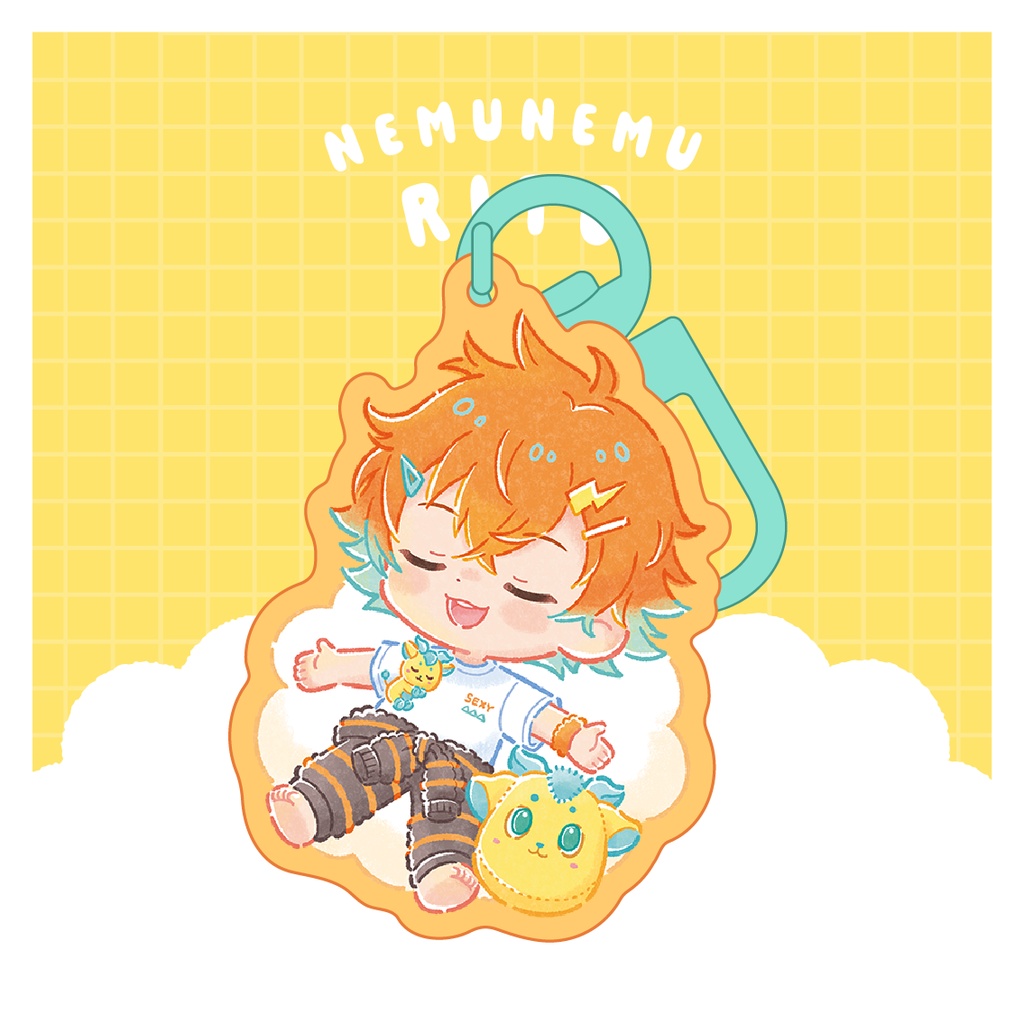 【非公式】宇佐美リト・アクリルキーホルダー／NEMUNEMU HERO