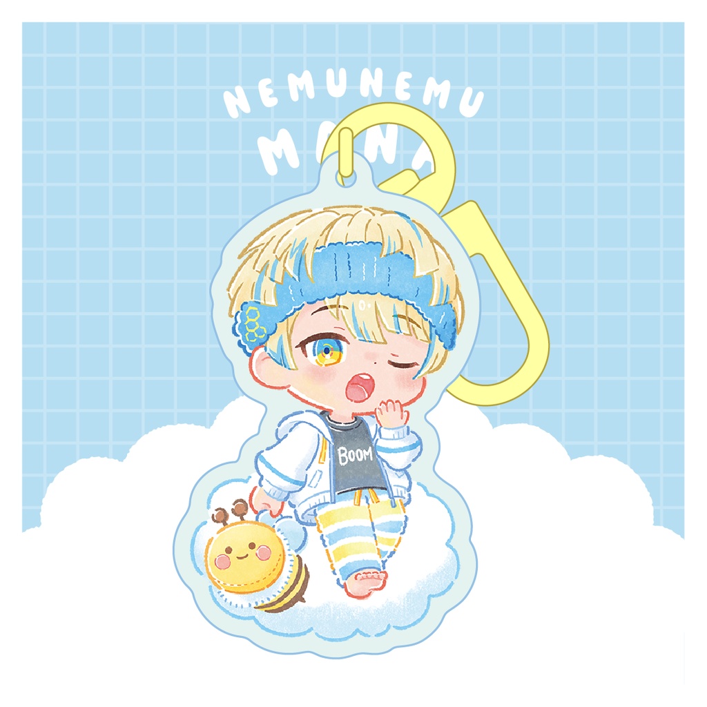 【非公式】緋八マナ・アクリルキーホルダー／NEMUNEMU HERO