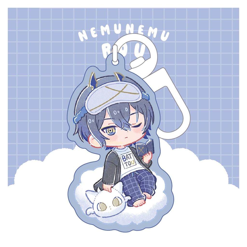 【非公式】小柳ロウ・アクリルキーホルダー／NEMUNEMU HERO