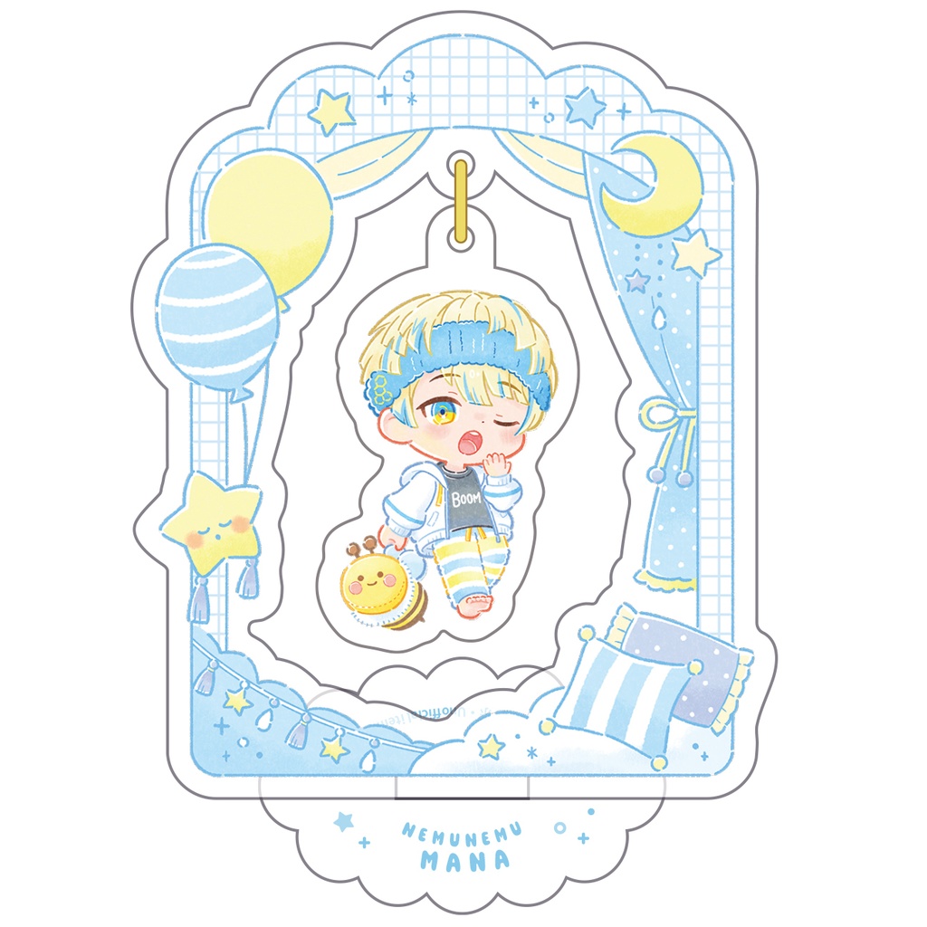 【非公式】緋八マナ・アクリルスタンド／NEMUNEMU HERO