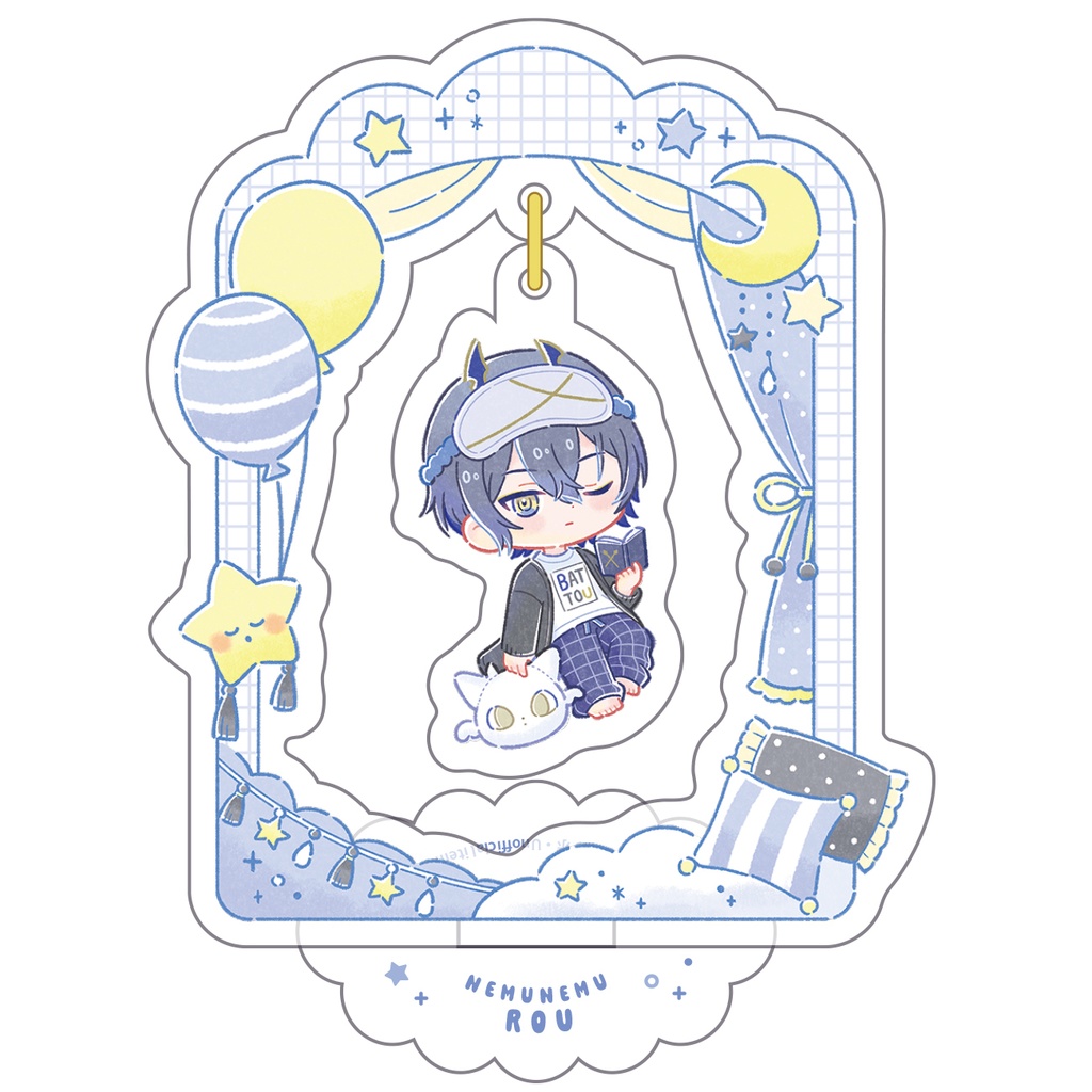 【非公式】小柳ロウ・アクリルスタンド／NEMUNEMU HERO