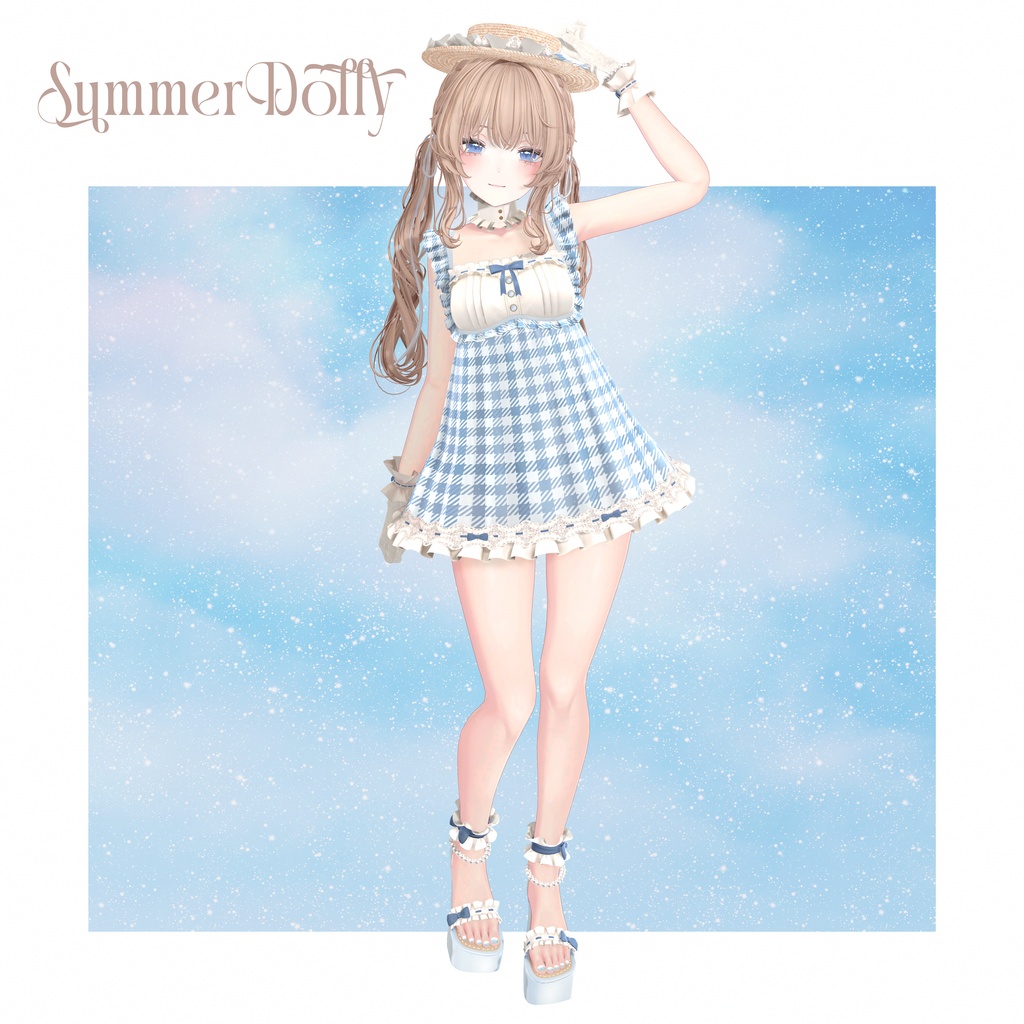 SALE【5Avatar対応】Summer Dolly Swim【VRChat】