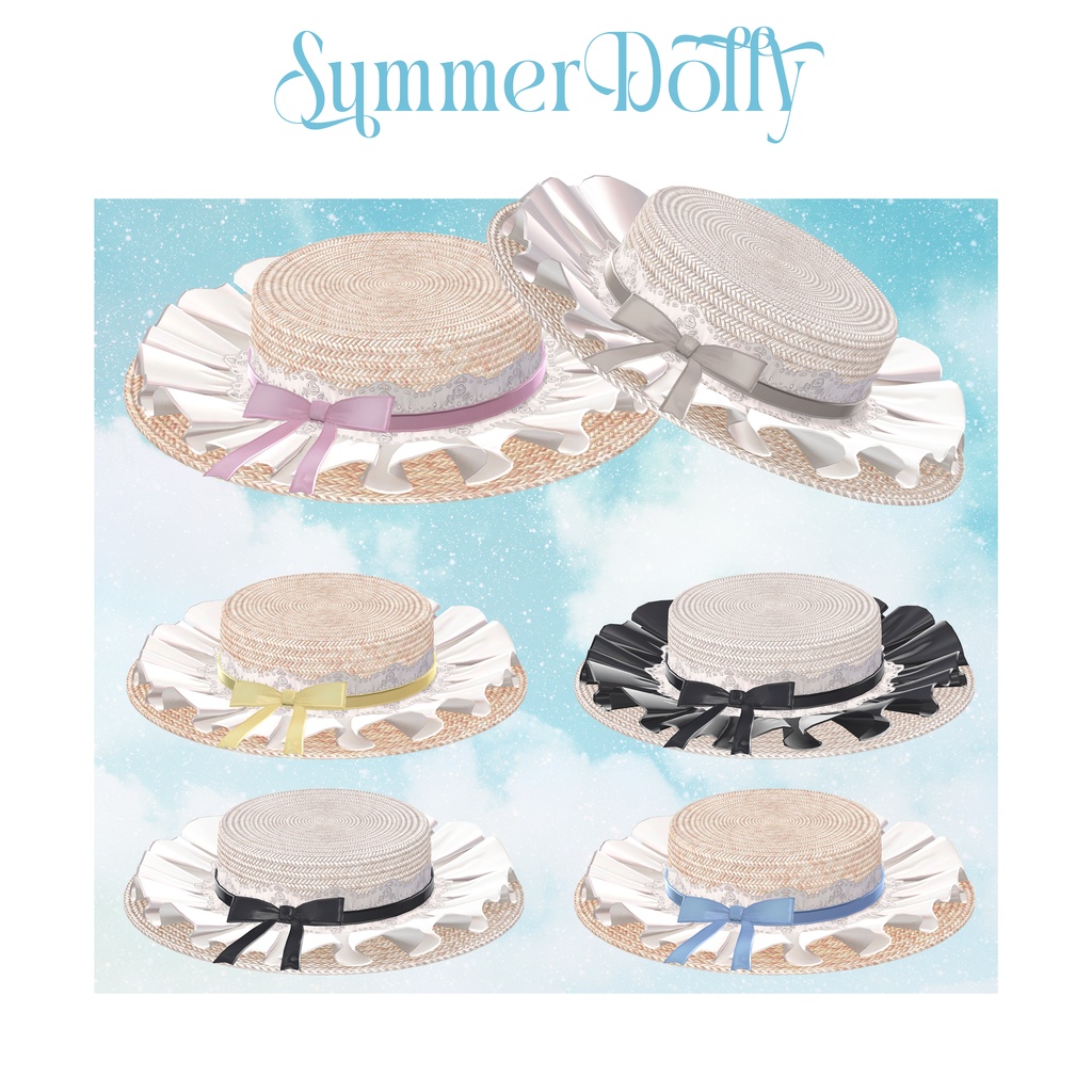 SALE【5Avatar対応】Summer Dolly Swim【VRChat】