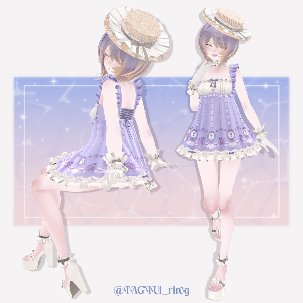 SALE【5Avatar対応】Summer Dolly Swim【VRChat】