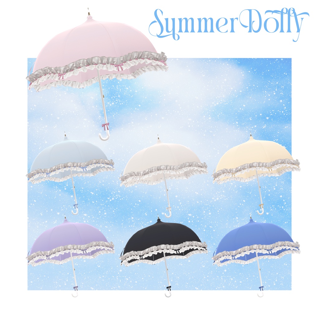 SALE【5Avatar対応】Summer Dolly Swim【VRChat】