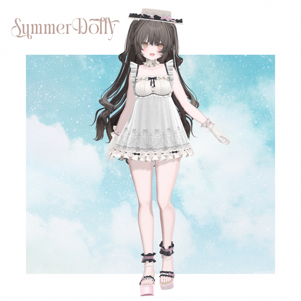 🩷セール中🩷【複数アバター対応】Summer Dolly Swim【VRChat】