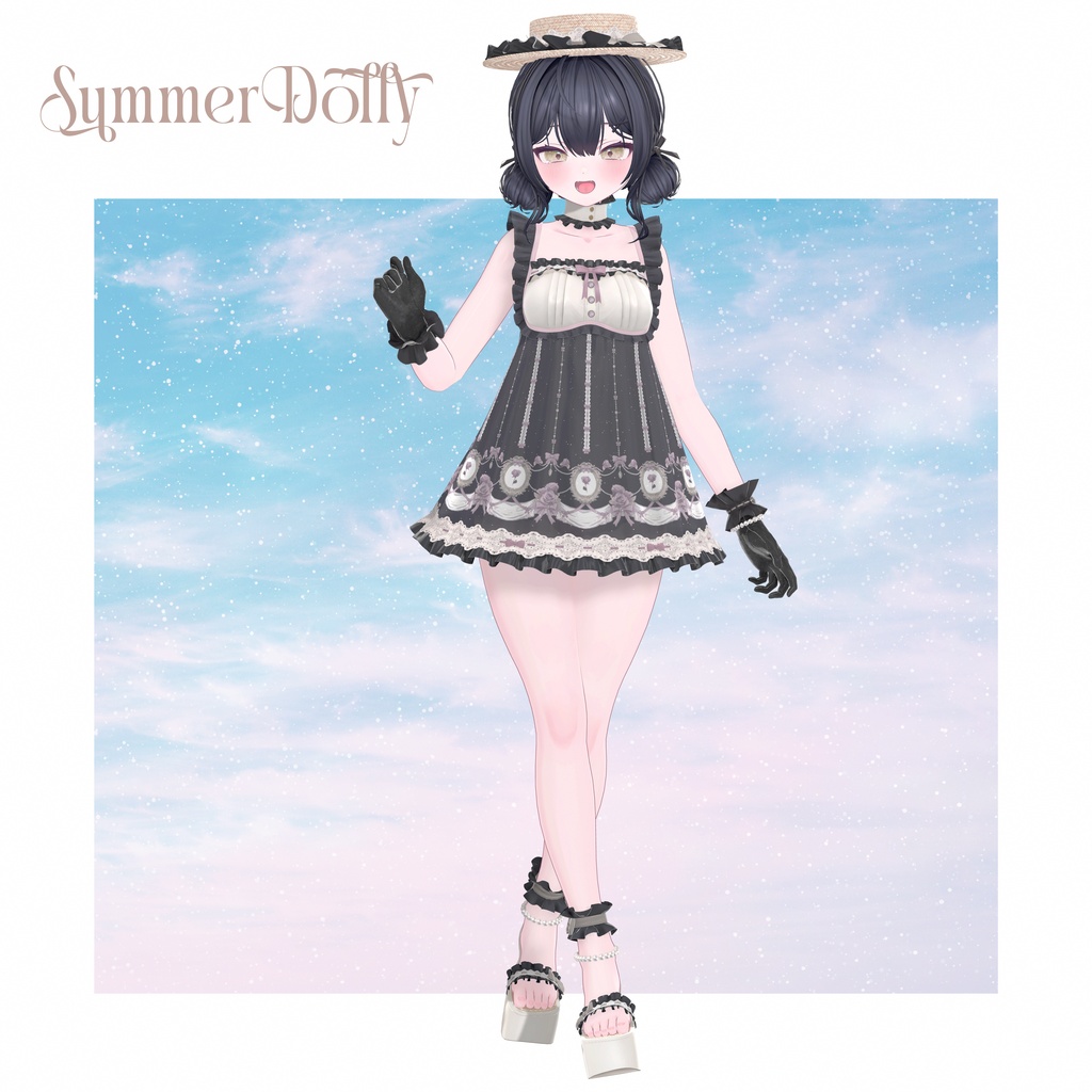 🩷セール中🩷【複数アバター対応】Summer Dolly Swim【VRChat】