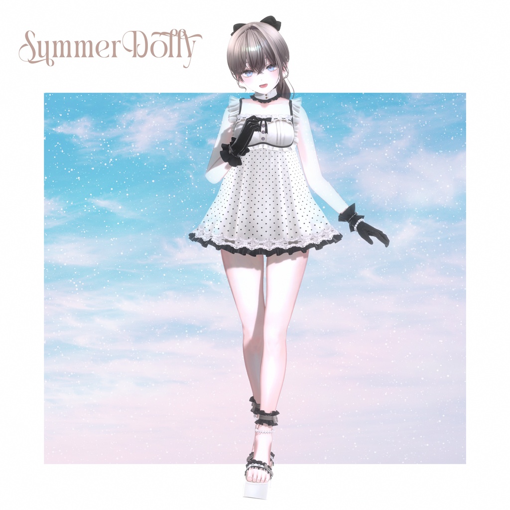 【複数アバター対応】Summer Dolly Swim【VRChat】
