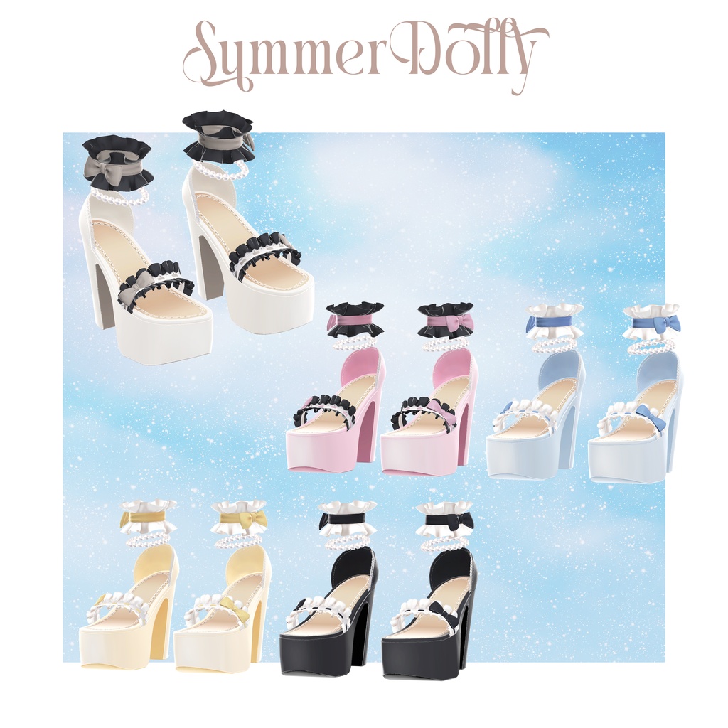 SALE【5Avatar対応】Summer Dolly Swim【VRChat】