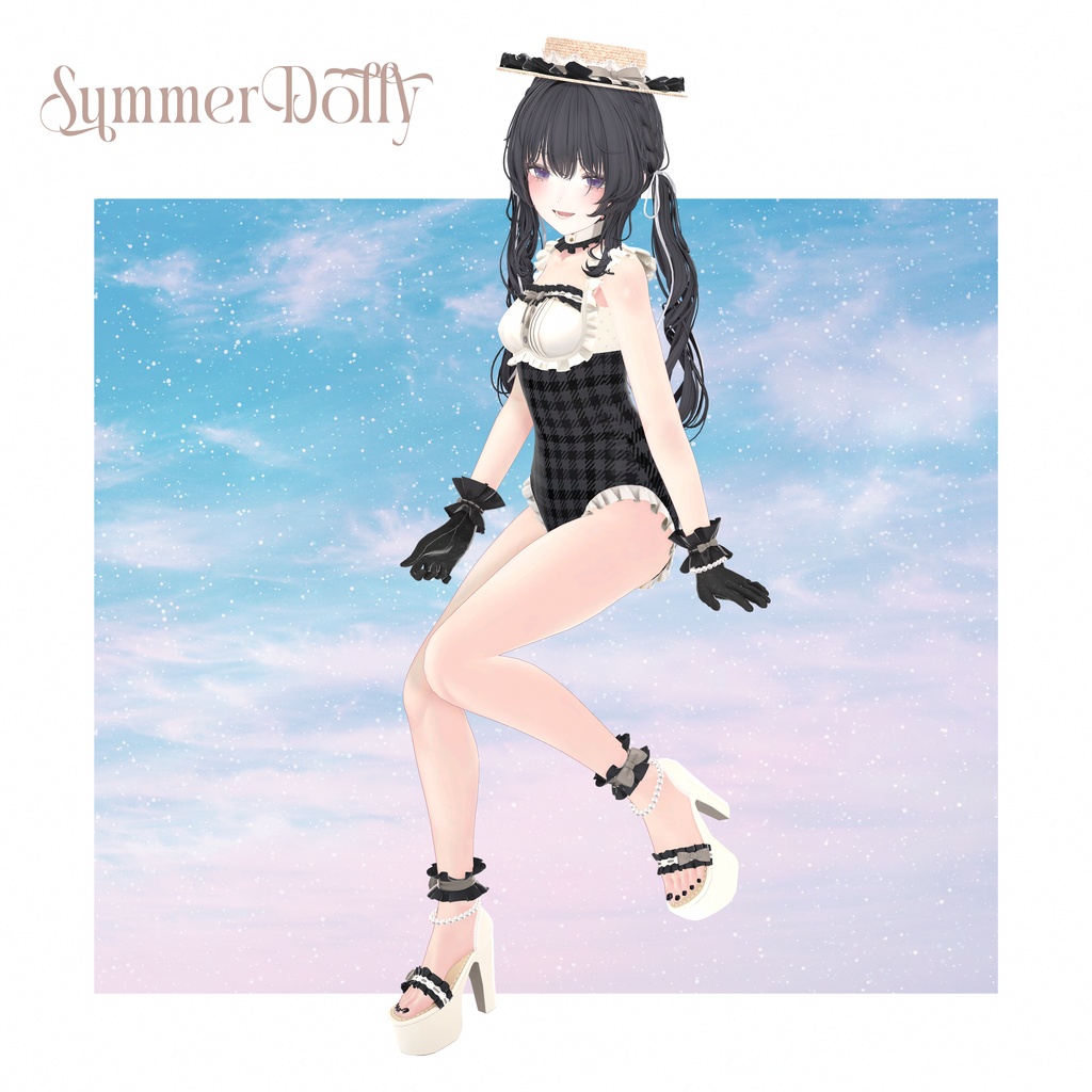 SALE【5Avatar対応】Summer Dolly Swim【VRChat】