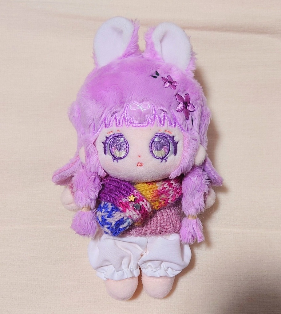10cmぬい用マフラー【フルーツソーダキャンディ】