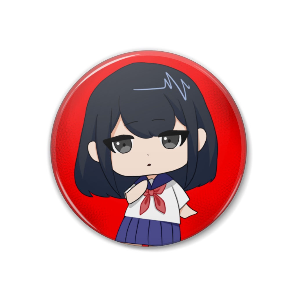 [結衣]ミニキャラ缶バッジ
