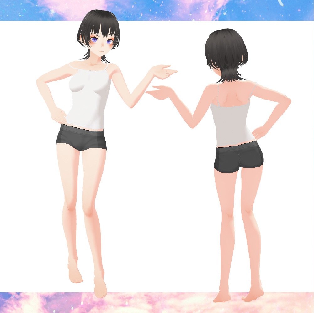 【無配】オリジナル3Dアバター『ayame』