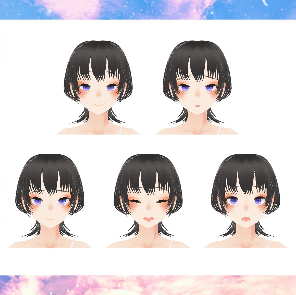 【無配】オリジナル3Dアバター『ayame』