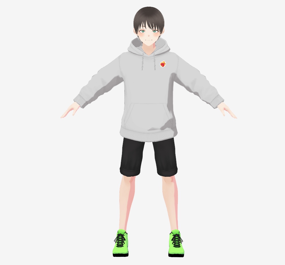 【1点ものオリジナルアバター】model_04【VketCloud想定・軽量】