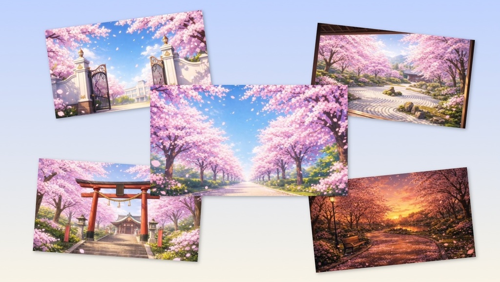 春の桜サムネセット