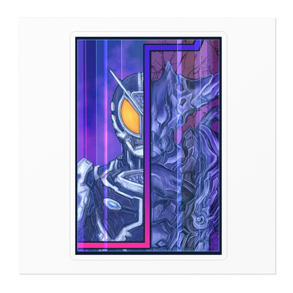 仮面ライダーデルタ / ドラゴンオルフェノク ステッカー