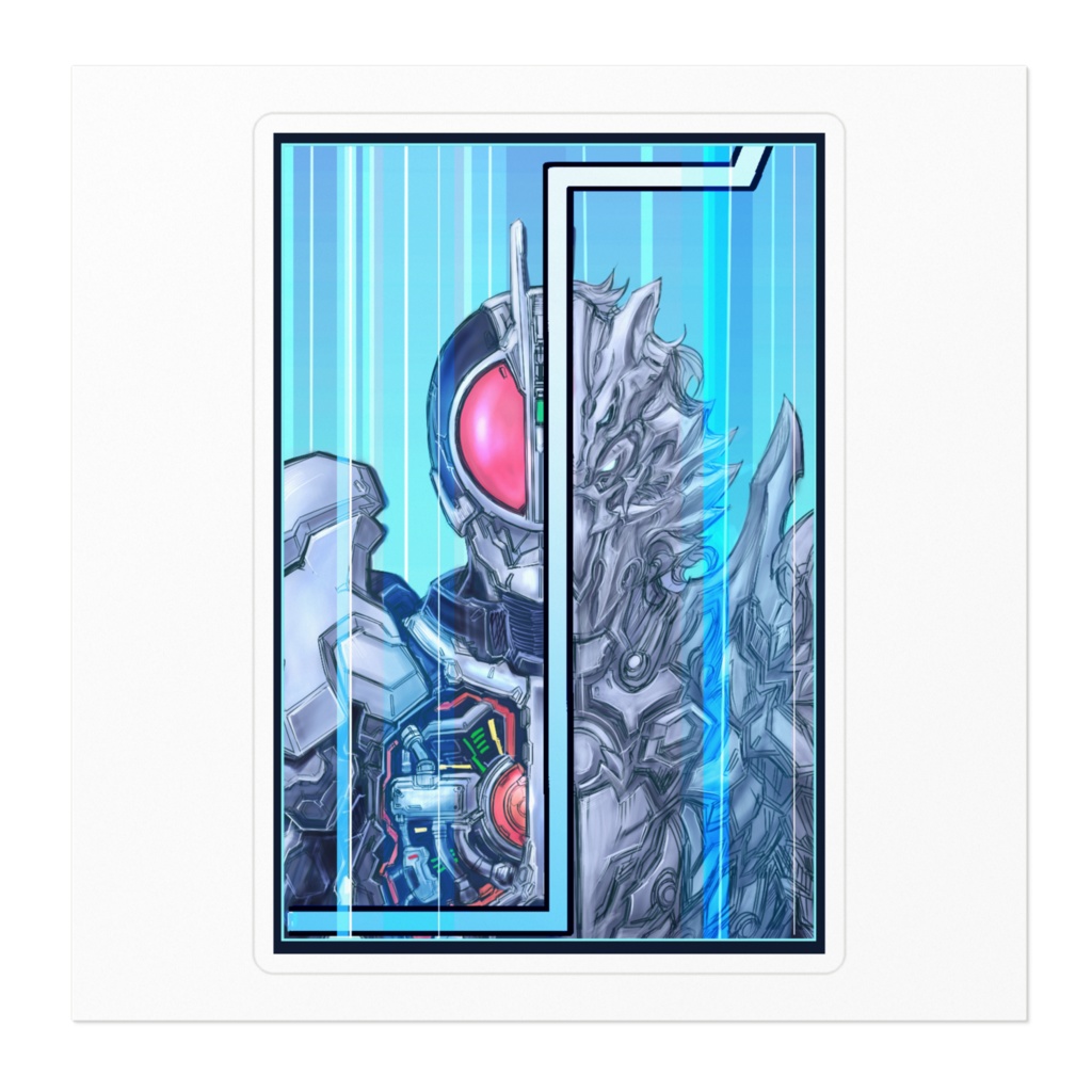 アクセルフォーム / ウルフオルフェノク ステッカー