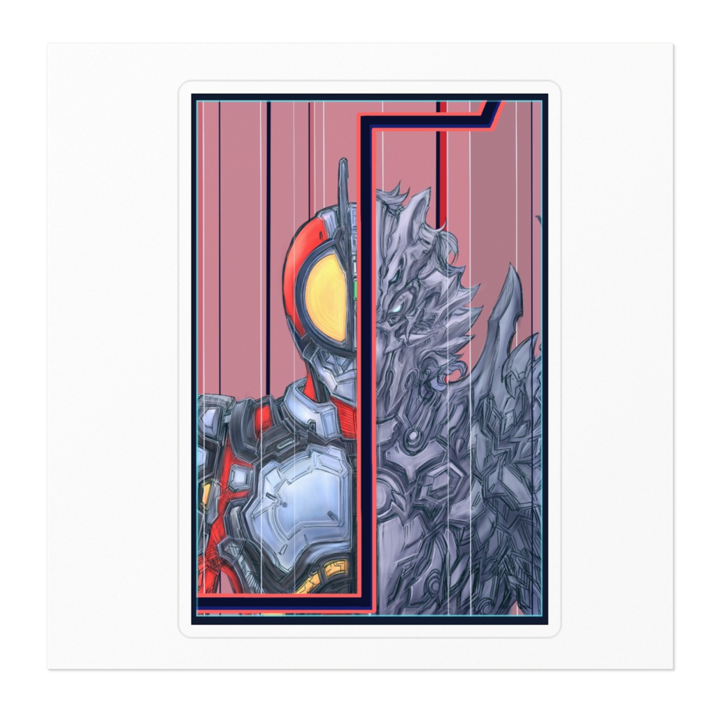 ブラスターフォーム / ウルフオルフェノク ステッカー