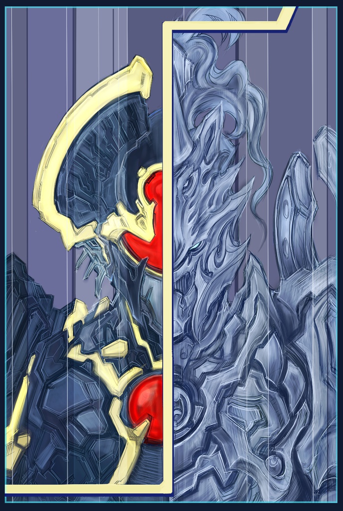 仮面ライダーオーガ/ホースオルフェノク激情態 ステッカー