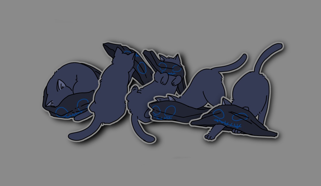 にゃしまステッカー