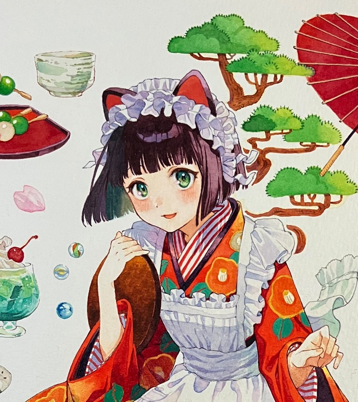 黒猫メイド
