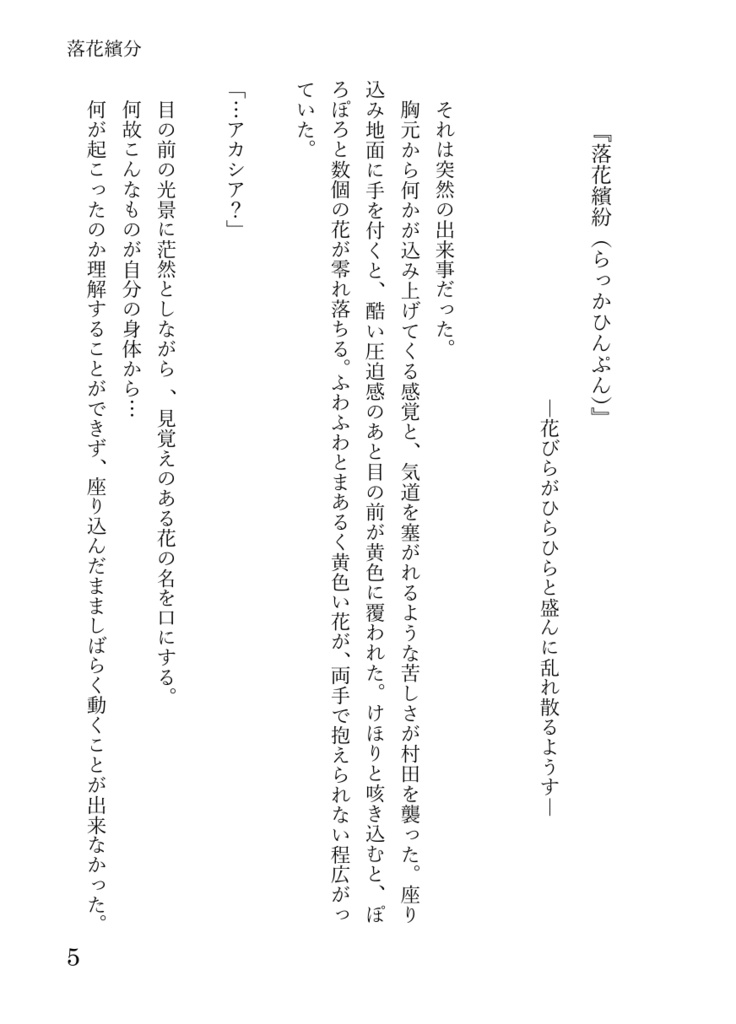 【訳アリ商品】落花繽分【あんしんBOOHパック(ネコポス)】