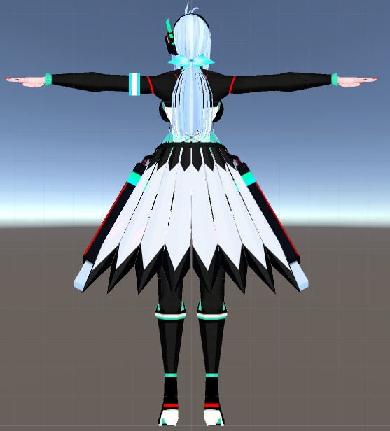 オリジナルアバター「C0-CYAN3-TypeP/こしあんさんプロトタイプ」