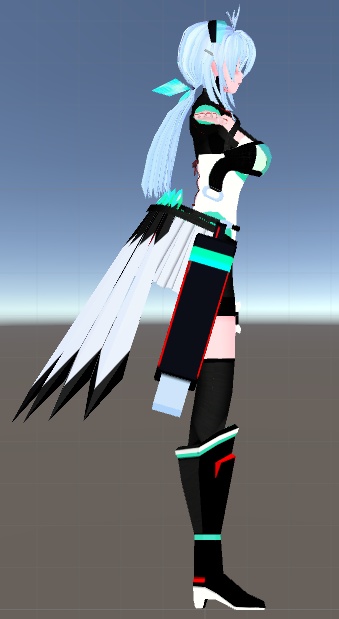 オリジナルアバター「C0-CYAN3-TypeP/こしあんさんプロトタイプ」