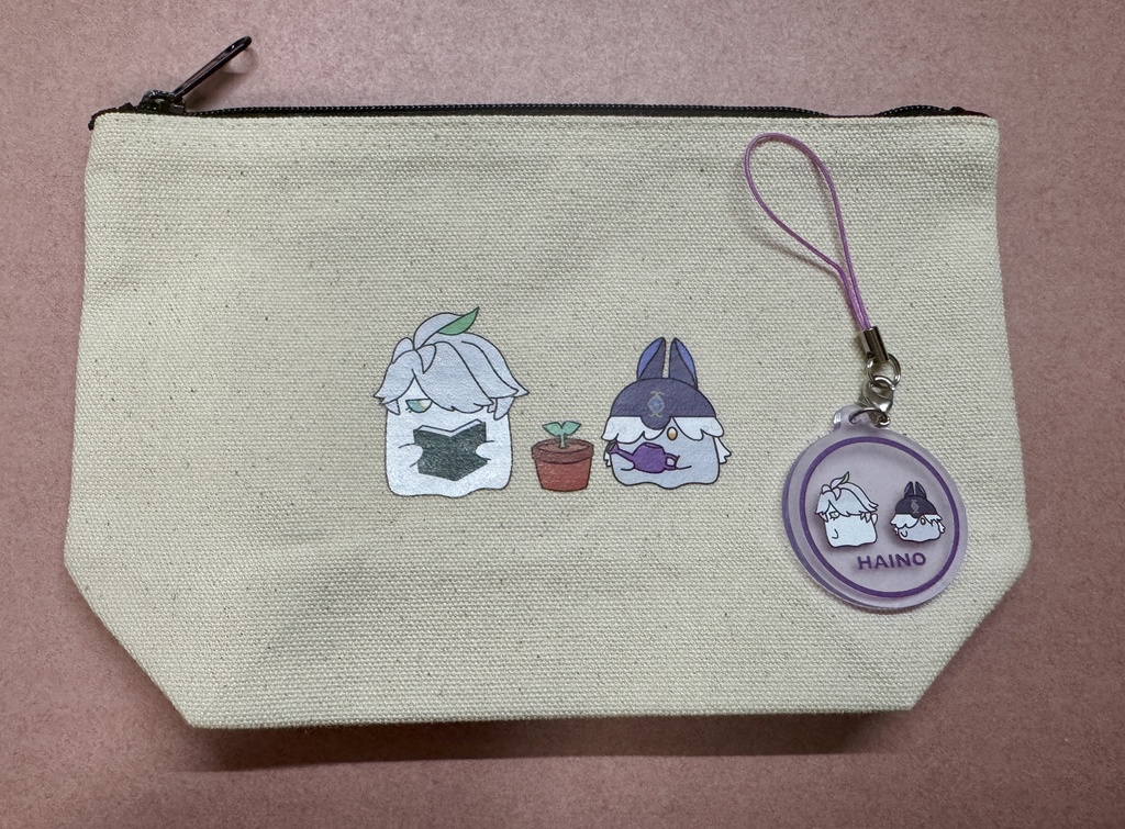 ポーチ・アクリルチャームセット