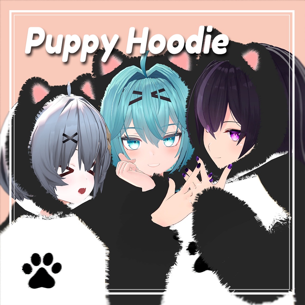 Puppy Hoodie 【アッシュ、竜胆、AAbody用】