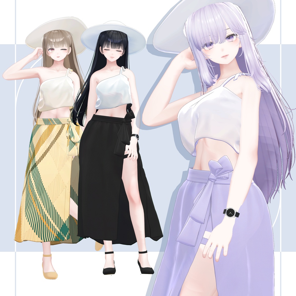 BreezeCut Summer Cloth 【3アバター対応】