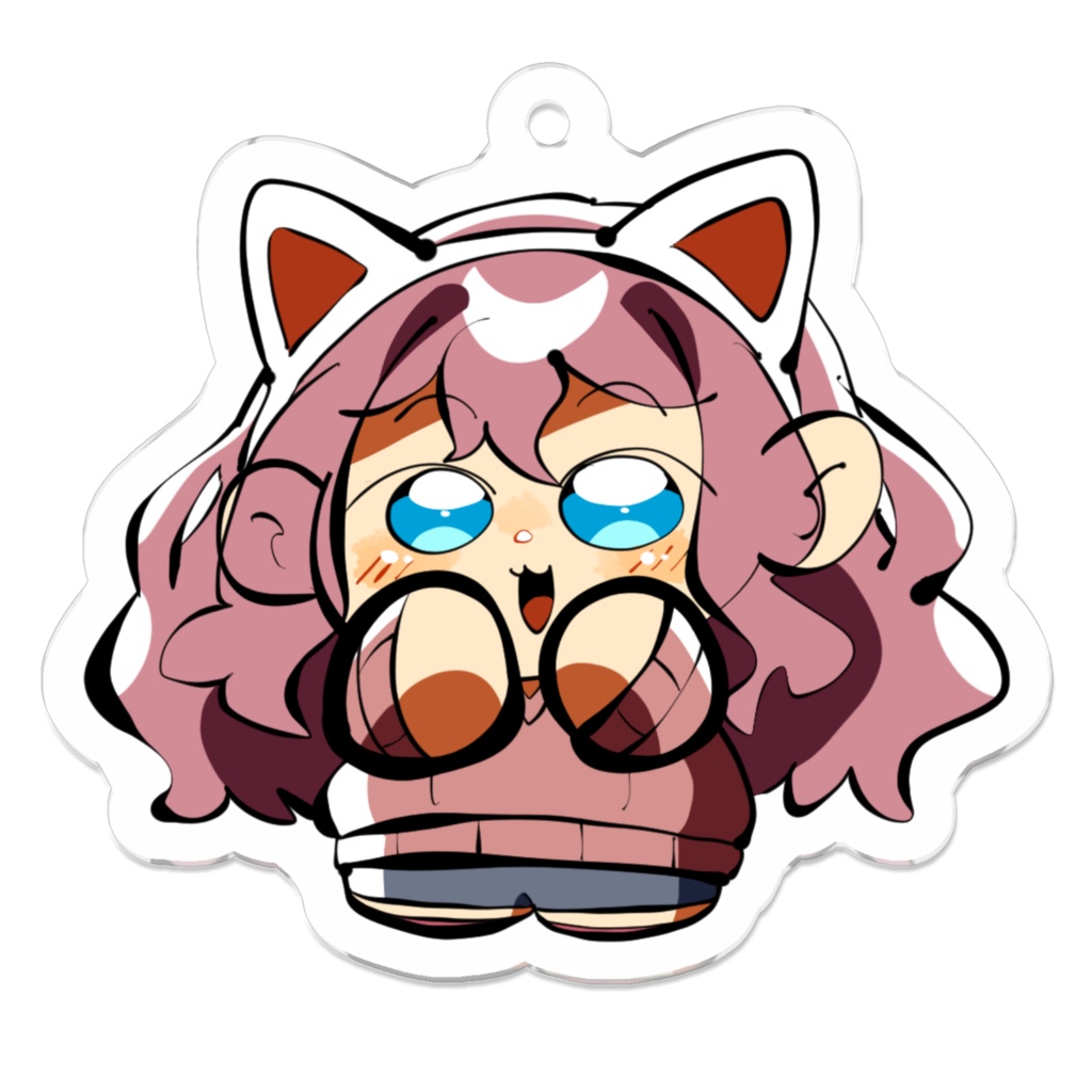 【葬幻プロジェクト】鳴猫愛名　アクリルキーホルダー(デフォルメ)