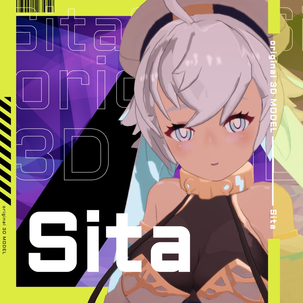 オリジナル3Dモデル「シータ(Sita)」