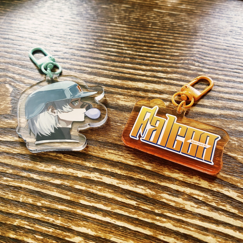 バッターOC色付きアクリルキーホルダー(全2種)