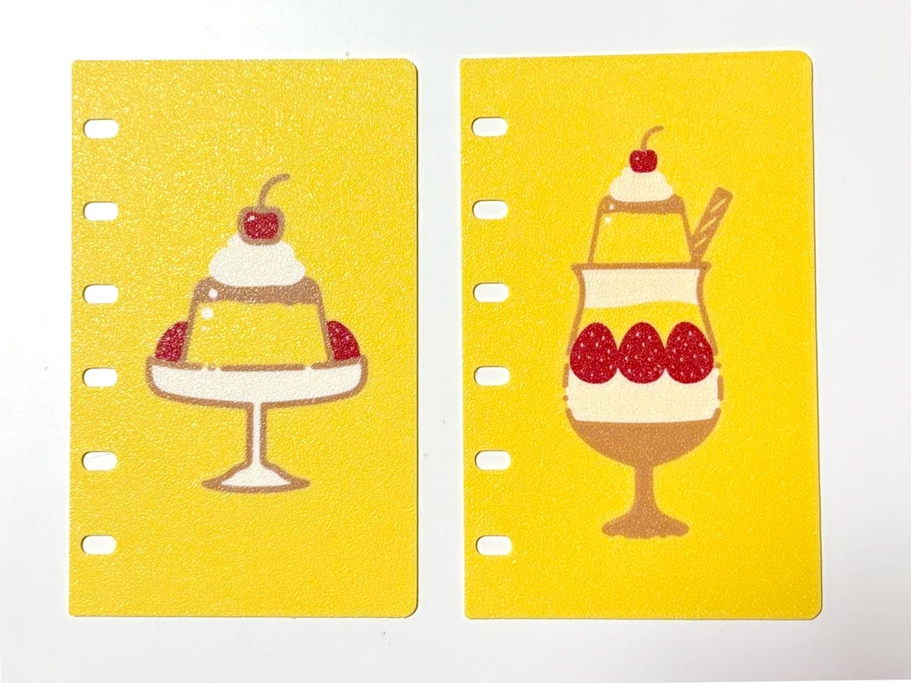 【3Dプリント製】おやつタイムディバイダー『プリン』『プリンパフェ』(通常版)