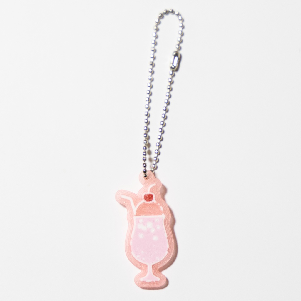 【3Dプリント製】おやつタイムディバイダー『ピンククリームソーダ』(通常版)