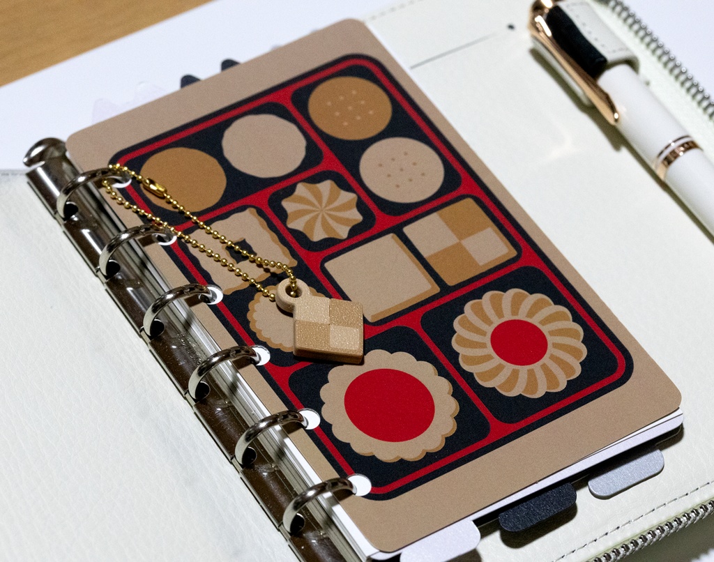 【紙製】おやつタイムペーパーディバイダー『クッキー缶』M6サイズ