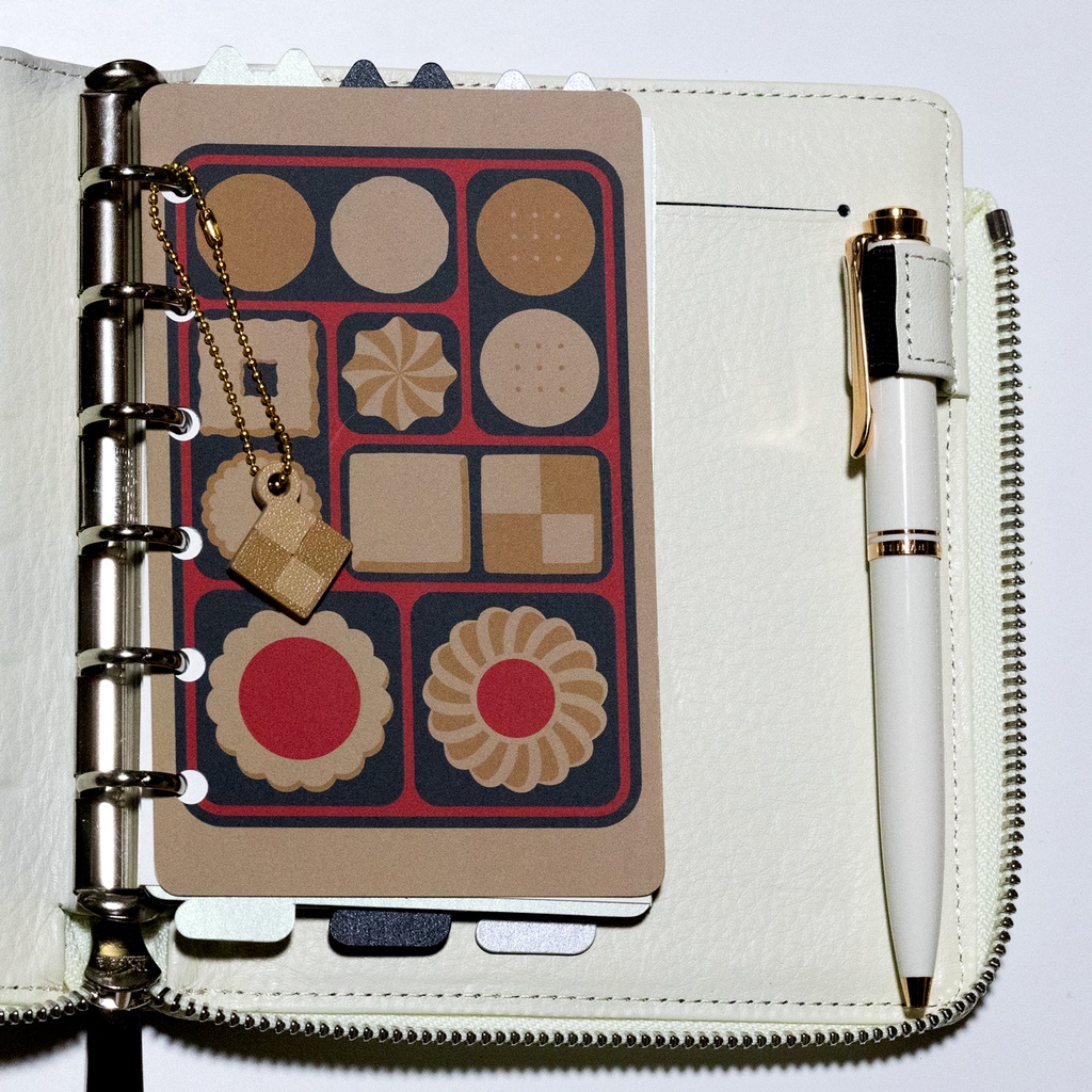 【紙製】おやつタイムペーパーディバイダー『クッキー缶』M6サイズ